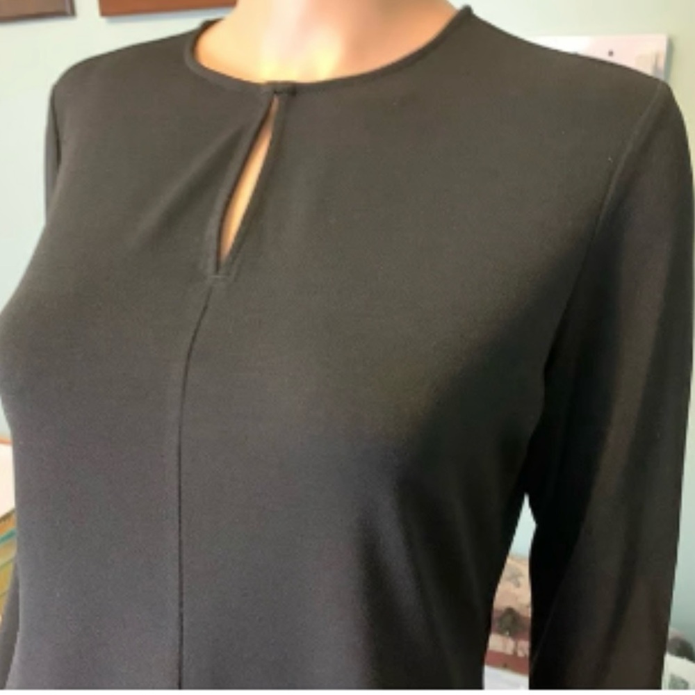 Lauren Ralph Lauren Womens Stretchy Keyhole Neck Tunic Blouse Size Small - Picture 3 of 12
